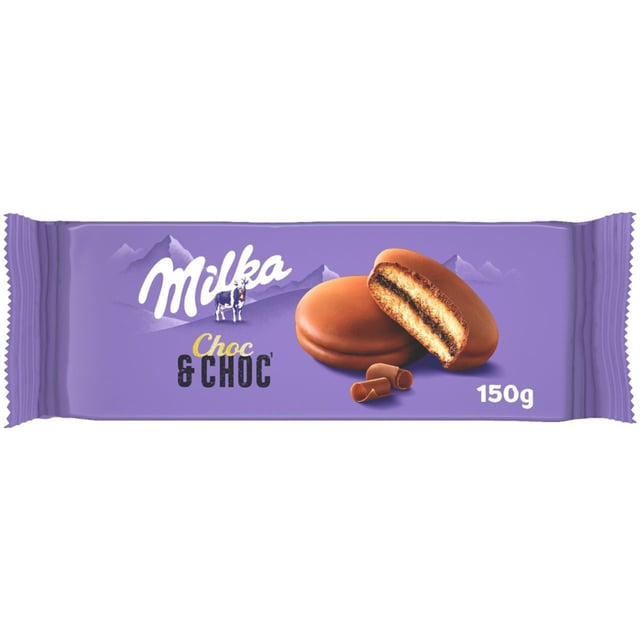 Milka Choc and Choc 150g