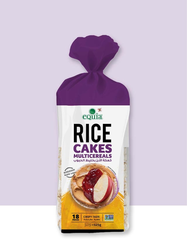 Equia rice cake  multicereal125g