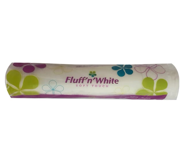 Fluff n White Cotton round pads 100*24