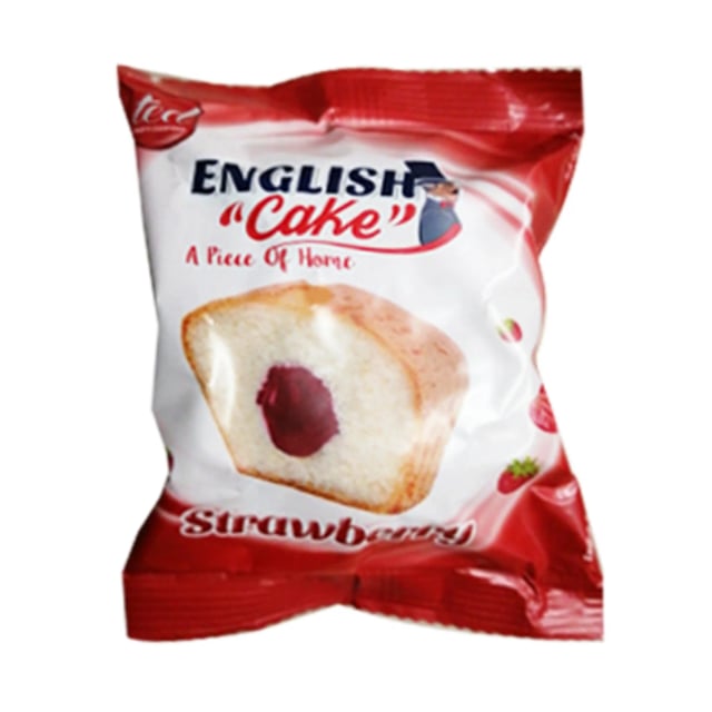 English cake strawberry 40g