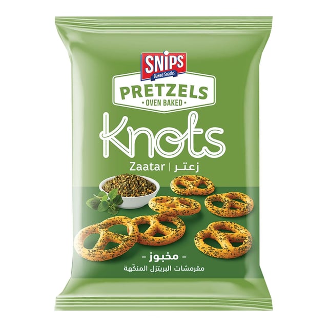 Snips Pretzels Knots Zaatar 250g