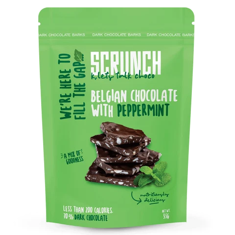 Scrunch Chocolate With Peppermint 35g