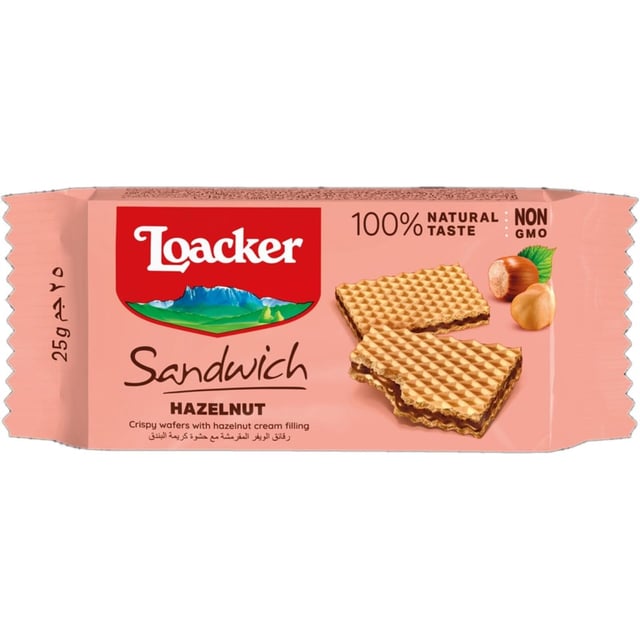 Loacker Sandwich Hazelnut 25g