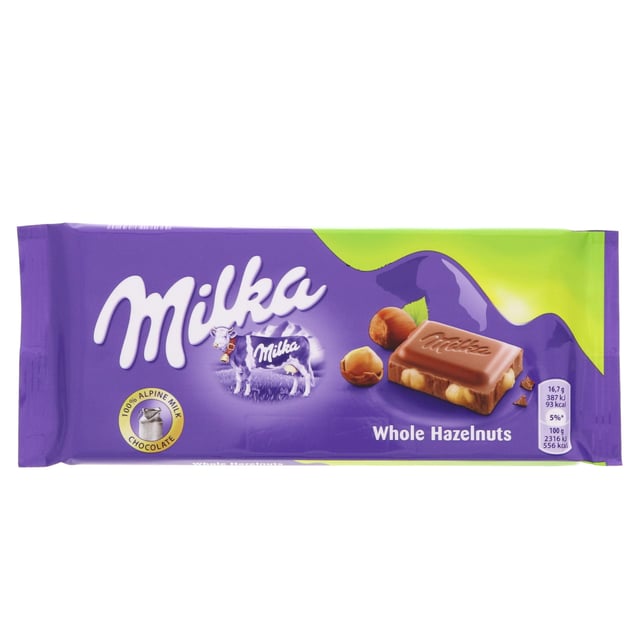 Milka Whole Hazelnut 100g