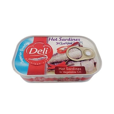 Deli Sardines In Hot Oil 125g