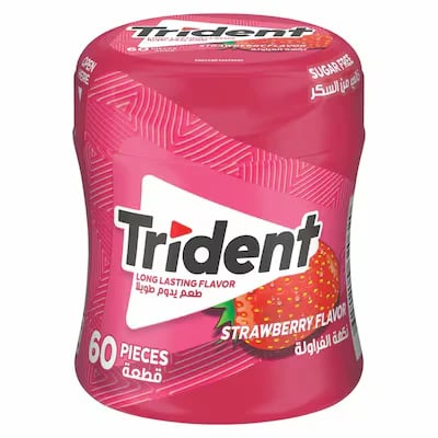 Trident strawberry 60 pcs