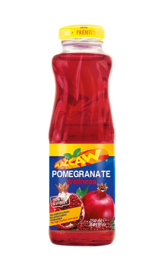 Maccaw Pomegranate 250Ml Glass