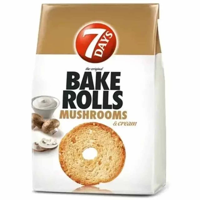 7 DAYS BAKE ROLLS MUSHROOM 80G