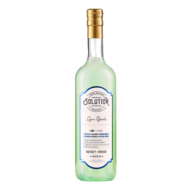Solution Cocktail Gin Basil 750Ml