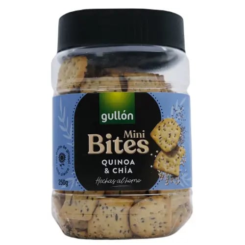 Gullon Mini Bites Quinoa And Chia 250G