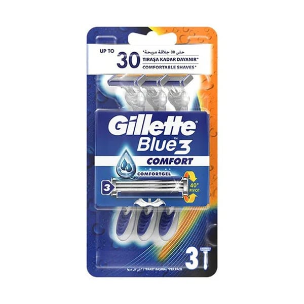 Gillette Blue 3 Comfort 3 Blades X3