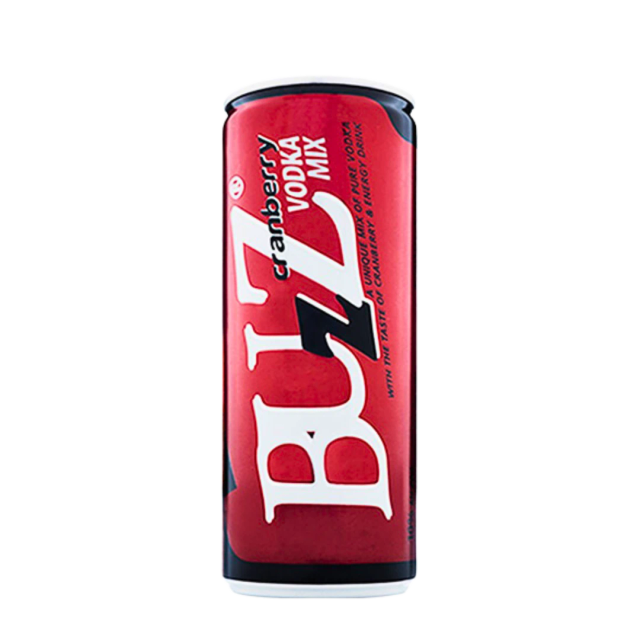 Buzz Cranberry Vodka Mix 250Ml Can