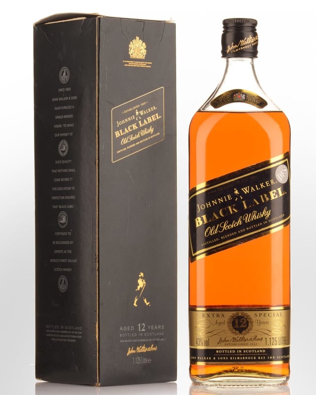 Johnnie Walker Black Label 12 Years 1.125L