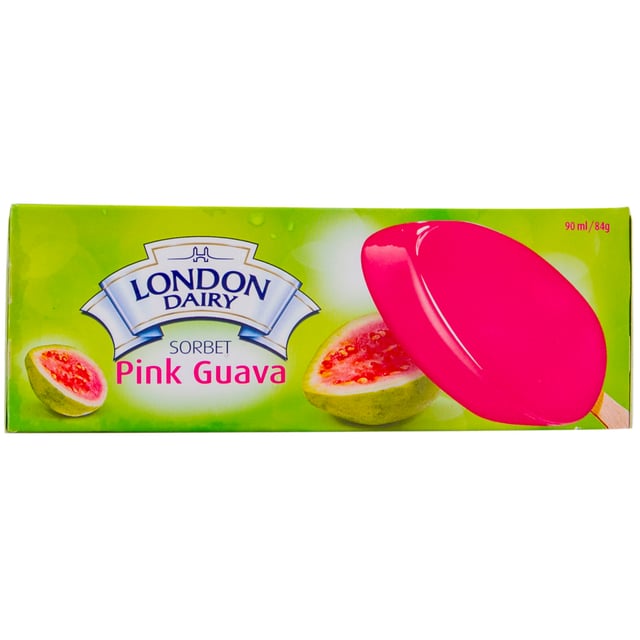 London Dairy Sorbet Pink Guava 90Ml