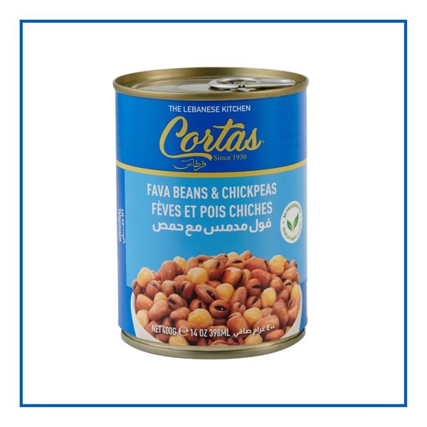 Cortas foul and hommous 400g