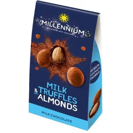 millenium truff almond milk chocolate 100g
