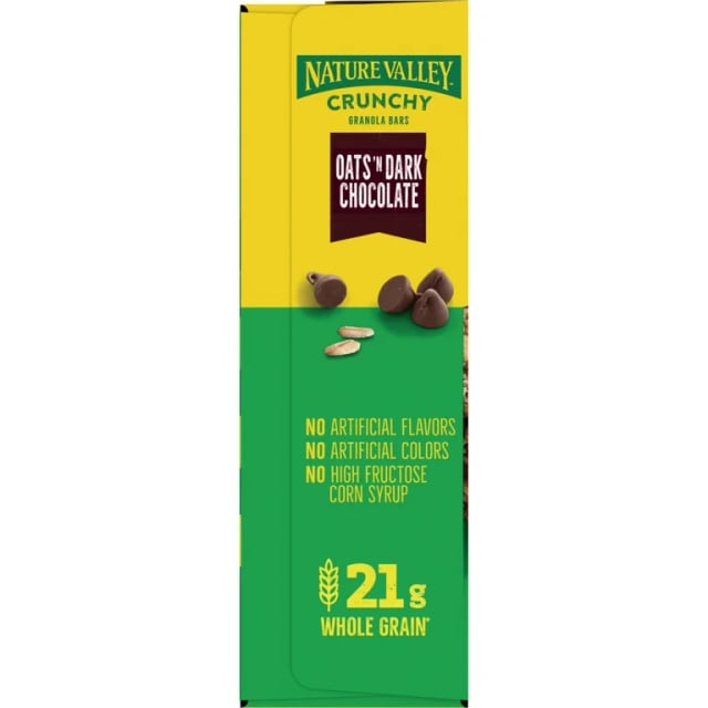 Nature valley crunchy oats & dark chocolate 21g