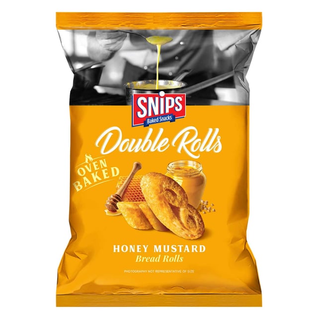 Snips Double Rolls Honey Mustard 80g