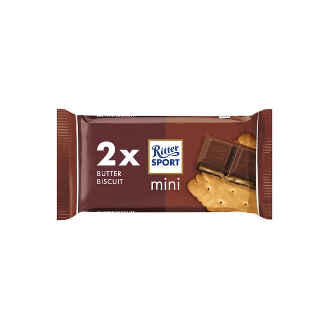 Ritter Sport Mini 2Pack Butter Biscuit 33.34G