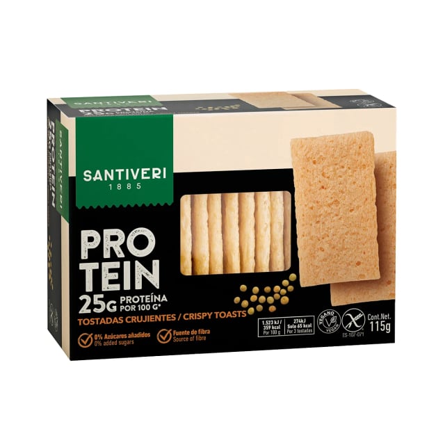 santiveri crispy toast 115g