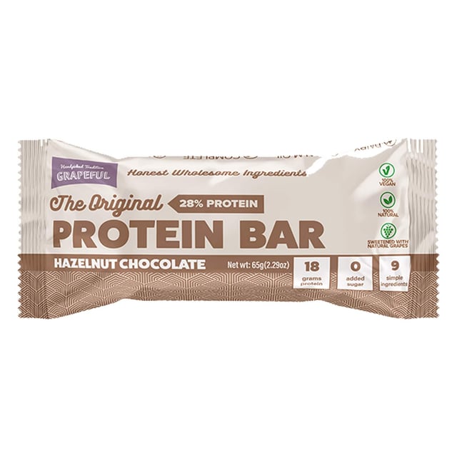 Grapeful The Original Protein Bar Chocolate Hazeln