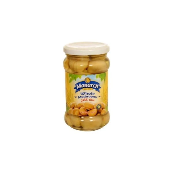 Monarch whole mushroom jar 280g