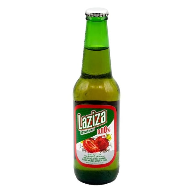 Laziza Strawberry 330Ml Glass