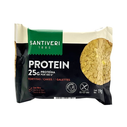Santiveri Protein Noglut Cakes 19g