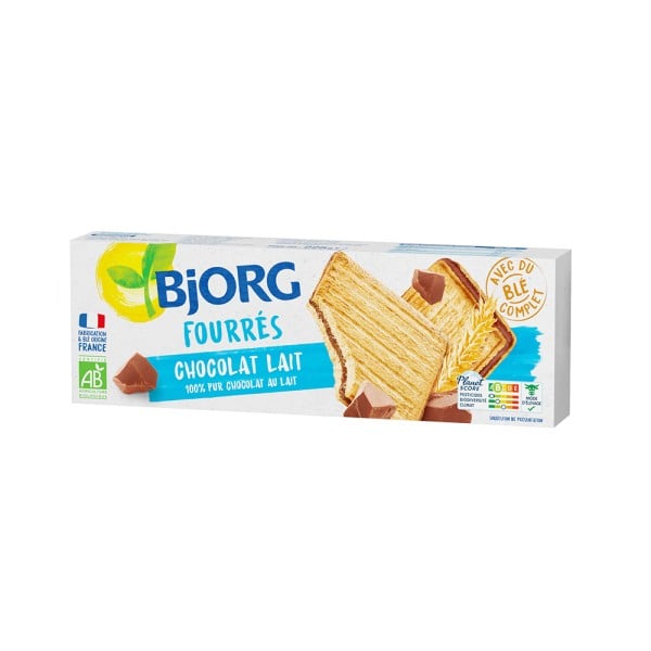 Bjorg Fourres Chocolat Lait 225G