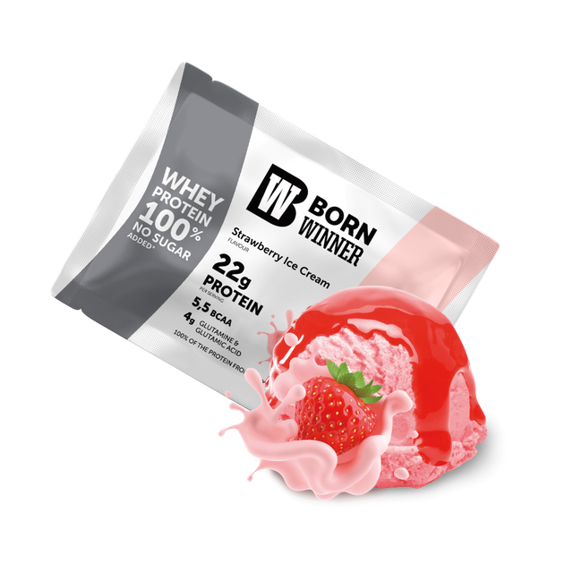 Born winner whey strawberry ice cream 30g