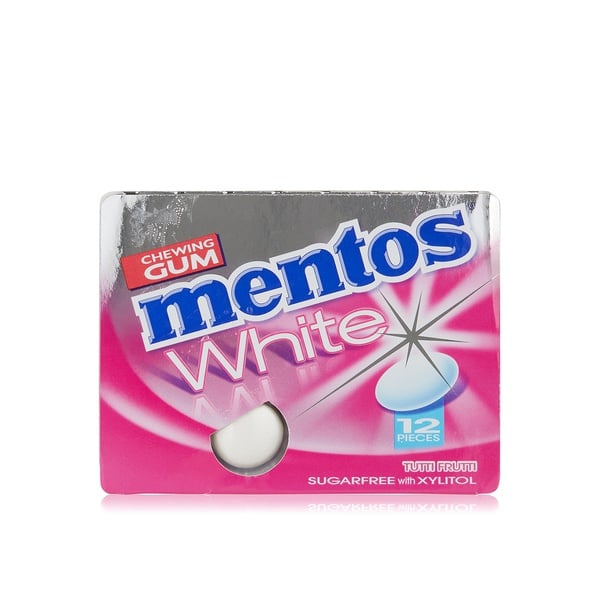Mentos gum blister 12 pcs white tutti fruitti