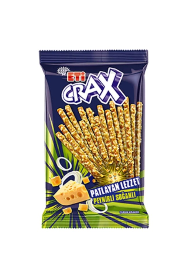 Eti Crax Cheese And Onion 50G