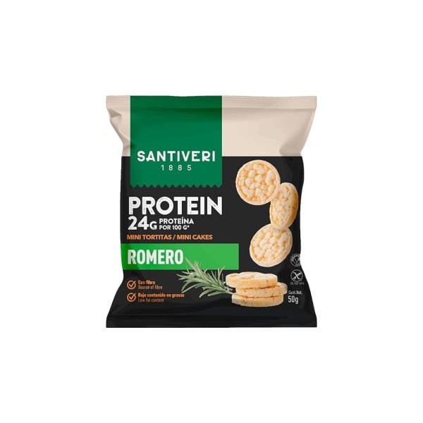 Santiveri Prot Noglut Rosemary Mini Corn Cakes 50g