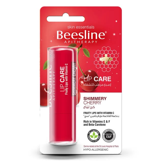 Beesline lip care shimmery cherry