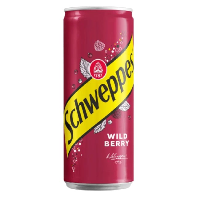 schweppes wild berry 330ml