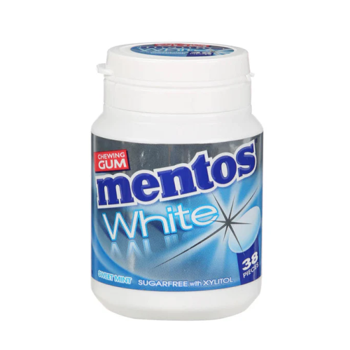 Mentos White Sugar Free 38 Pcs Sweet Mint 54G