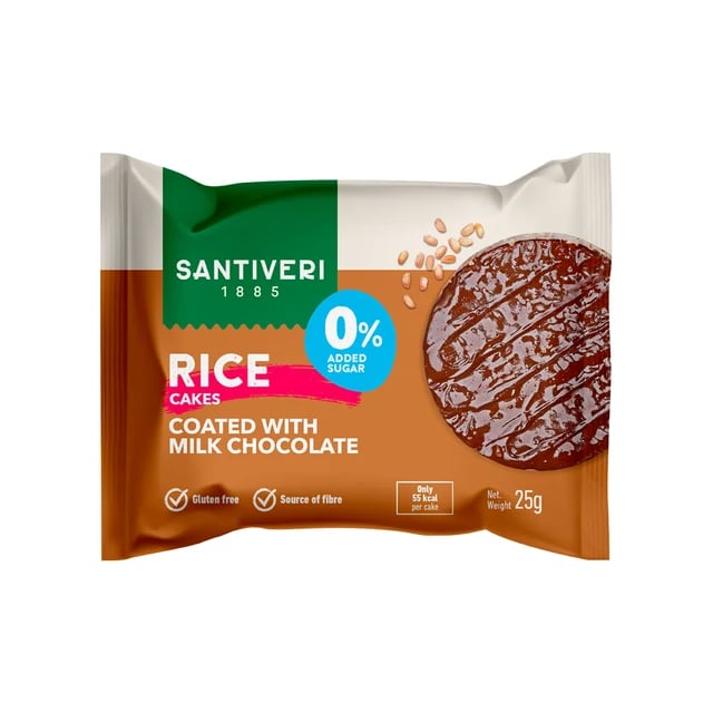 Santiveri Ricecake Coated Choco Milk 25Gr