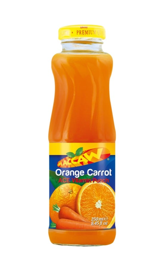 Maccaw Orange Carrot 250Ml Glass