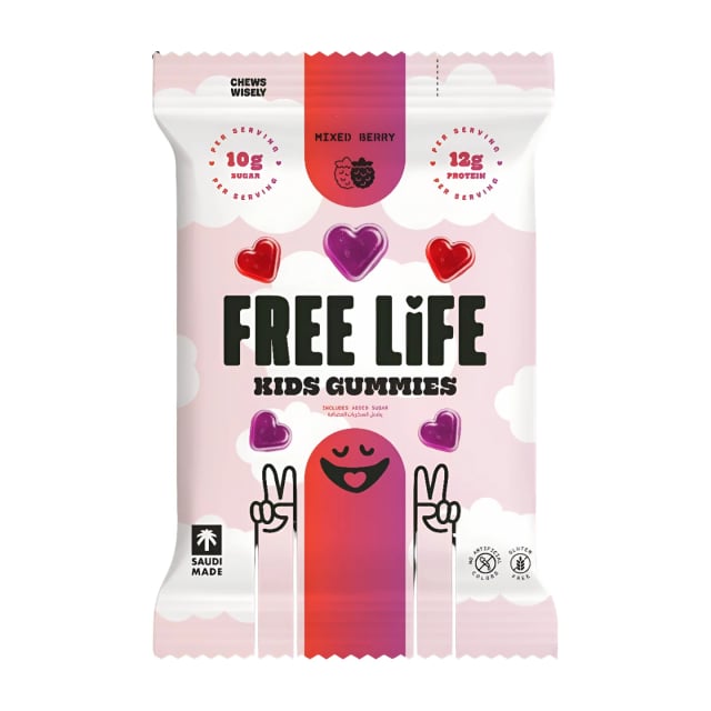 freelife kids gummies mixed berry 34g