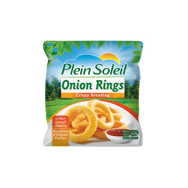 Plein soleil onion rings crispy breading 400g