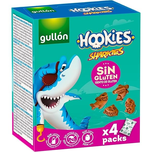 Gullon hookies sharkies gluten free 160g