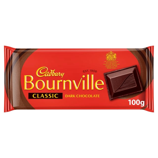 Cadbury Bournville Classic Dark Chocolate 100G