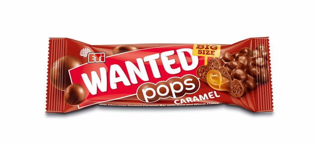 Eti Wanted Pops Caramel 32g