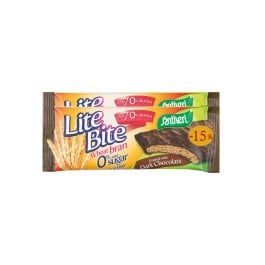 Santiveri Offer 2 Lite Bite Dark Choco 15%