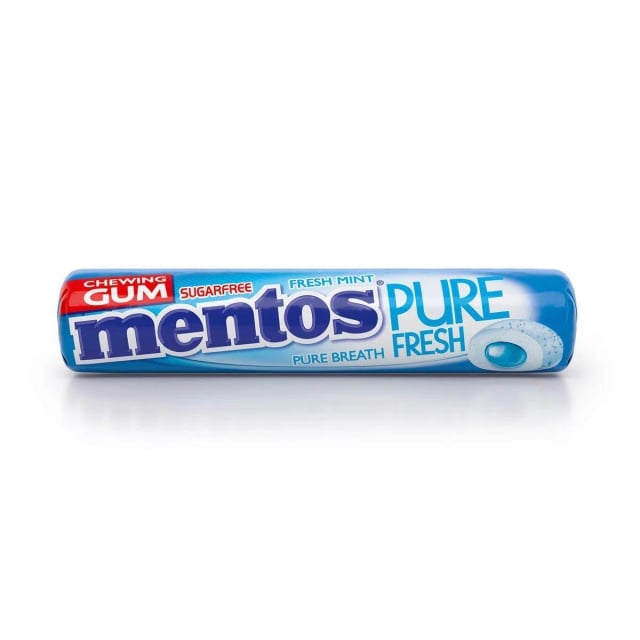 Mentos Pure Fresh Sugar Free 10 Pcs Fresh Mint 17.