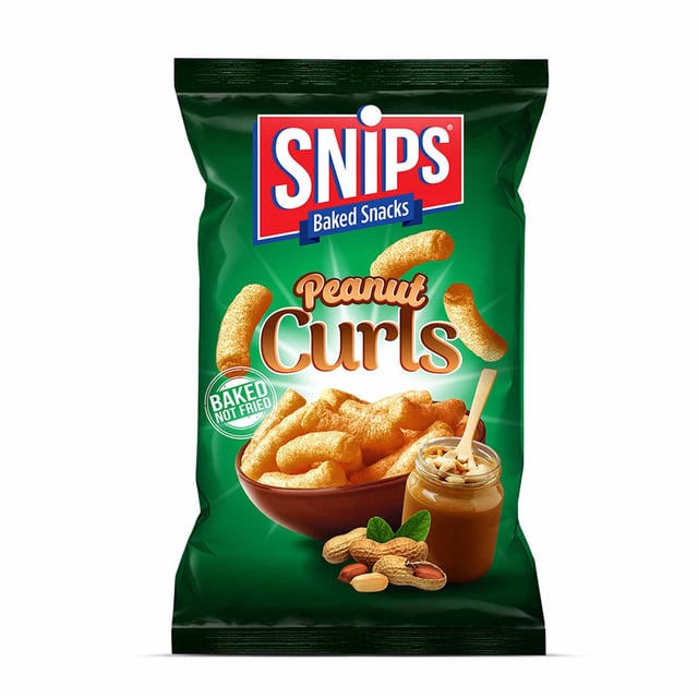 Snips peanut curls 230g