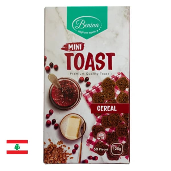 Benina mini toast mini cereal 4x4 120g