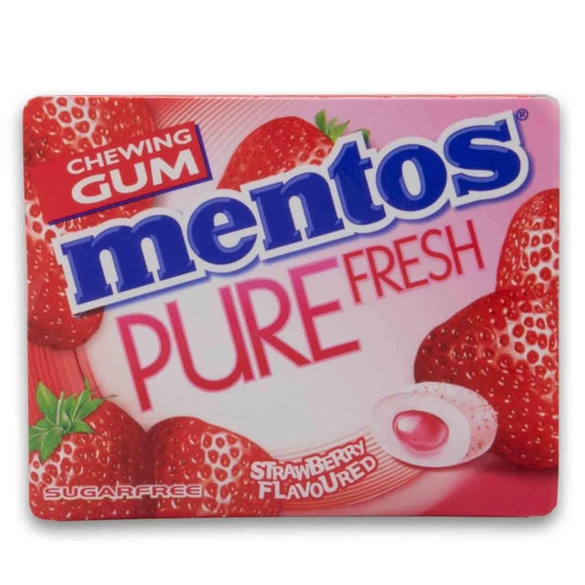 Mentos gum blister pure fresh strawberry