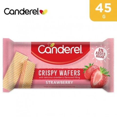 Canderel wafer strawberry 45g