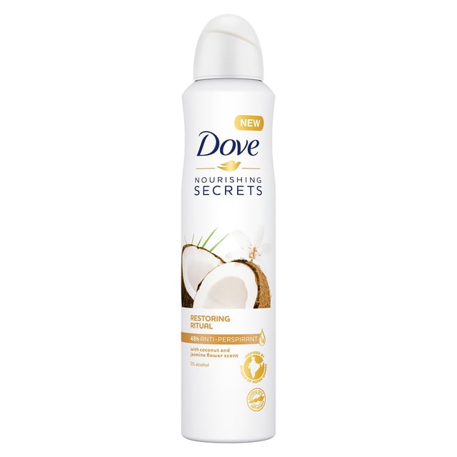 DOVE NOURISHING SECRETS COCONUT&JASMINE DEO 250ML